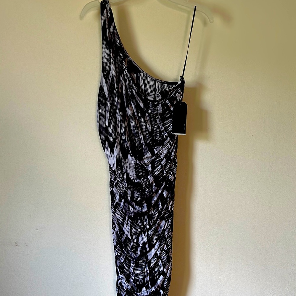 Guess one strap fitted dress